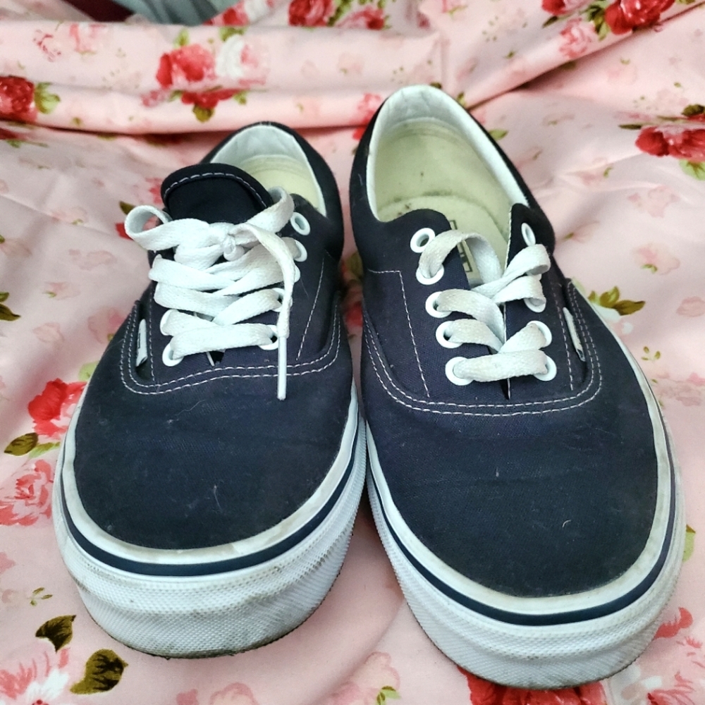 Vans Era Navy Shoes 9.5 Womens